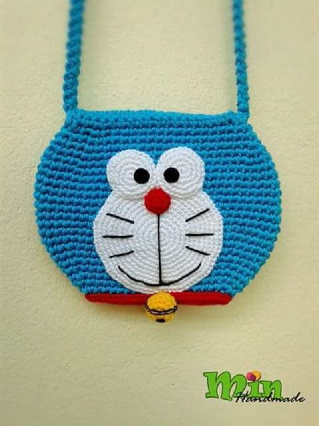 Bolsa de crochê infantil 