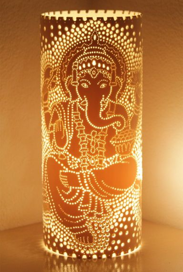 Luminária de PVC Ganesha