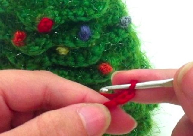 arvore de natal amigurumi passo a passo