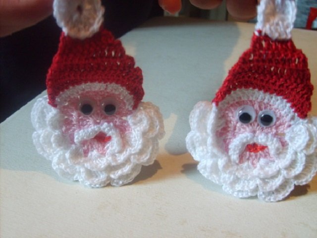 croche enfeites de natal