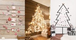 Árvore de Natal de Parede: 7 Estilos Lindos e Fáceis de Fazer