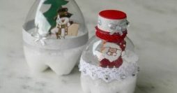 Enfeite de Natal com Garrafa Pet: Aprenda Como Fazer um Lindo Globo de Neve