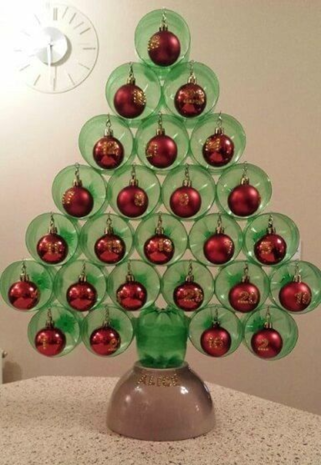 Árvore de Natal de garrafa pet