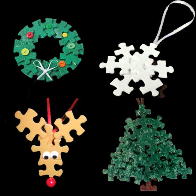 enfeites de natal com material reciclado passo a passo