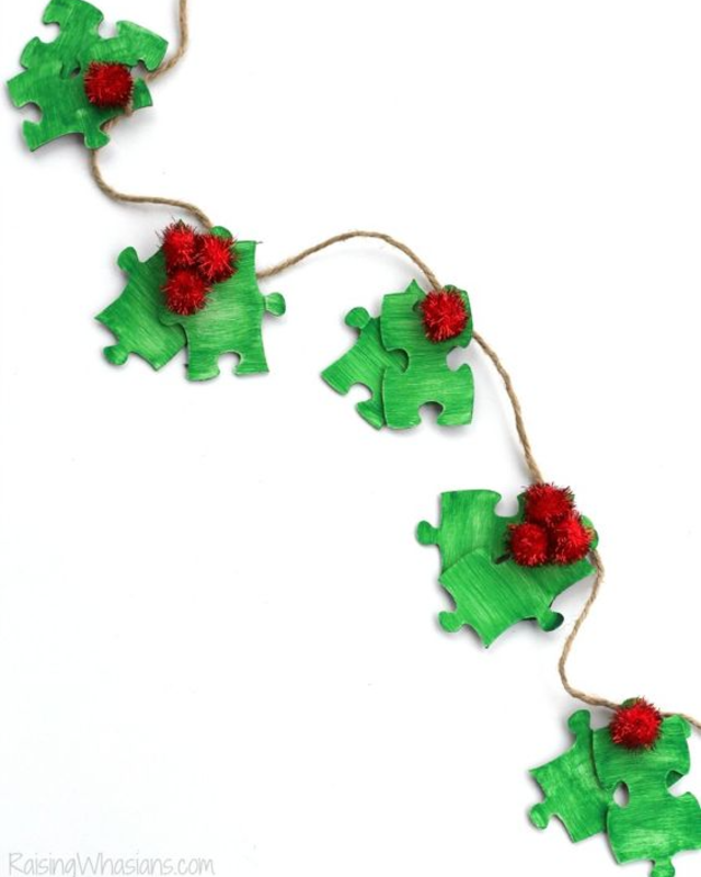 ideias de decoração de natal com material reciclado