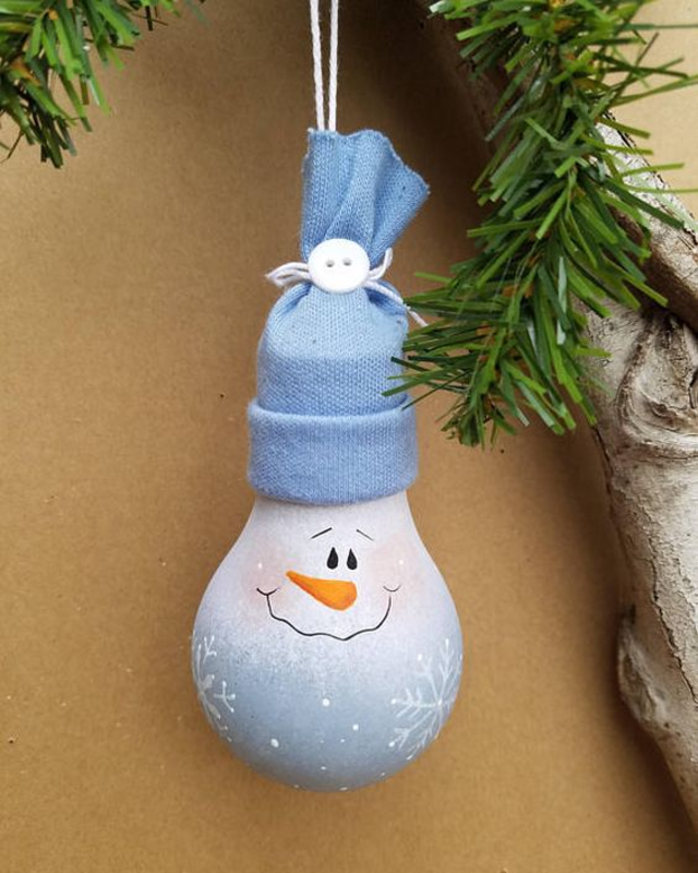 enfeite de natal com material reciclado