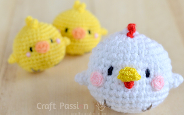 amigurumi passo a passo galinho