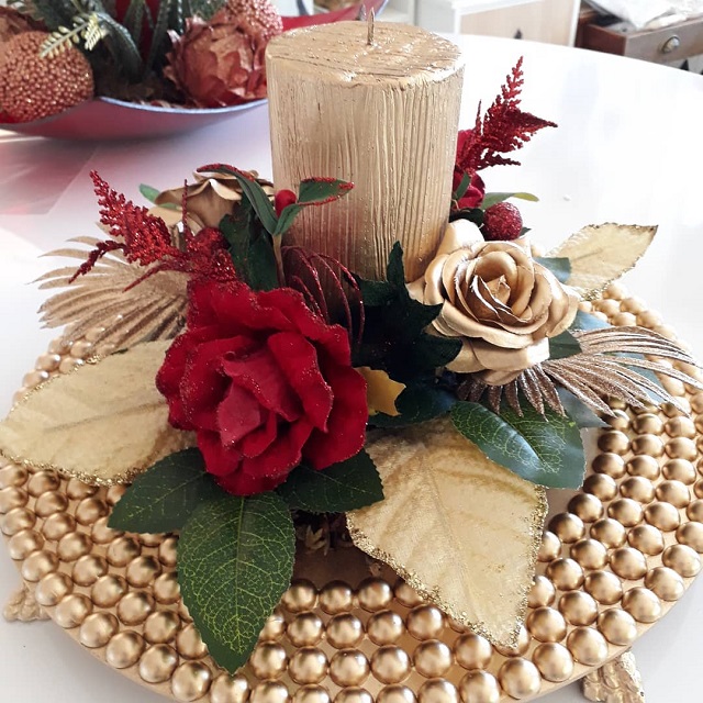 Arranjo de Natal: Inspirações Maravilhosas para Decorar sua Mesa | Revista Artesanato Arranjo de Natal: Inspirações Maravilhosas para Decorar sua Mesa | Revista Artesanato