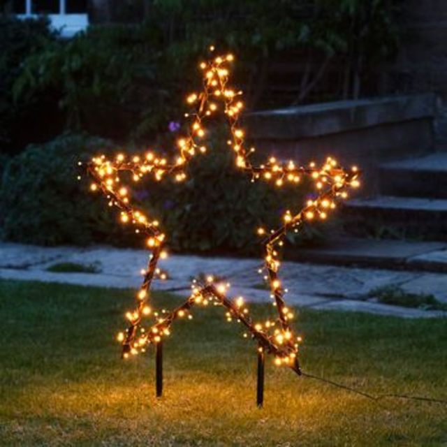 iluminação de natal para jardim