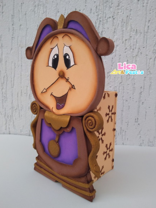 porta lápis de eva com moldes