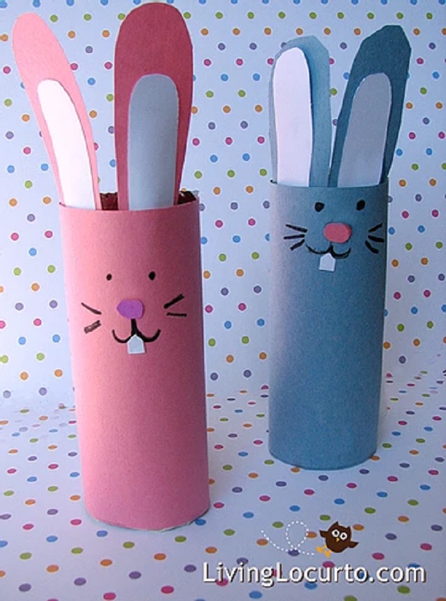 pascoa com material reciclavel