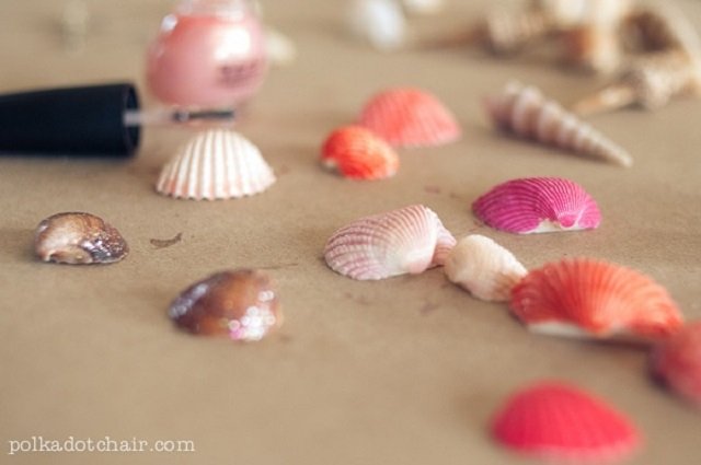 artes com conchas do mar