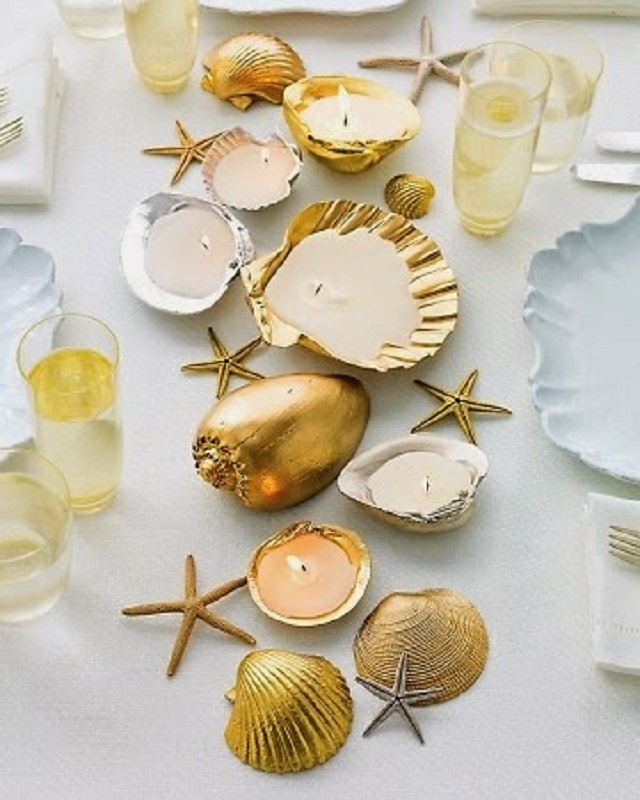 ideias para fazer com conchas do mar