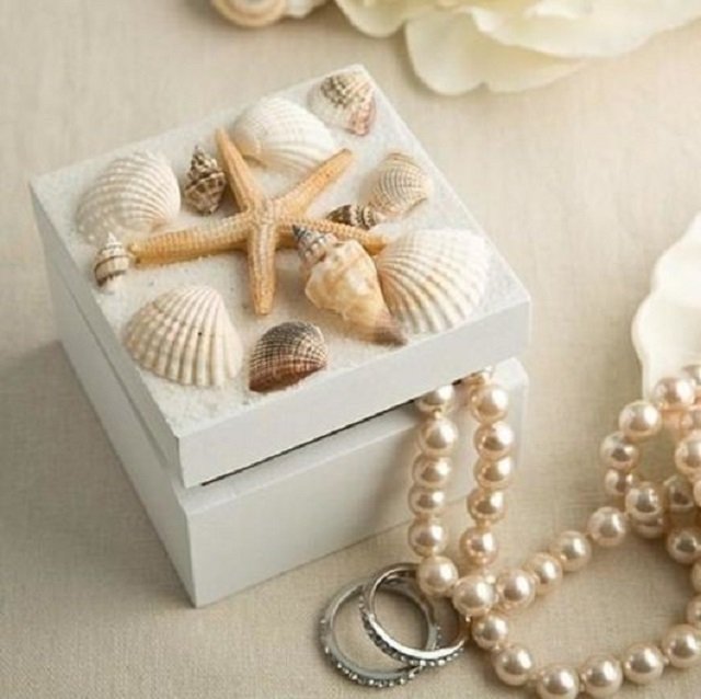 trabalho com conchas do mar