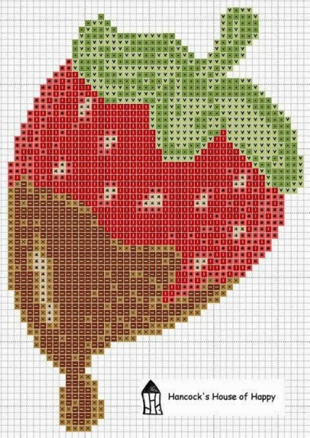 Gráficos grátis de Frutas em Ponto Cruz