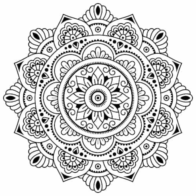 Para pintar mandala