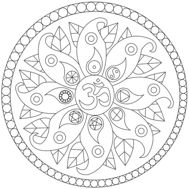 Para pintar mandala