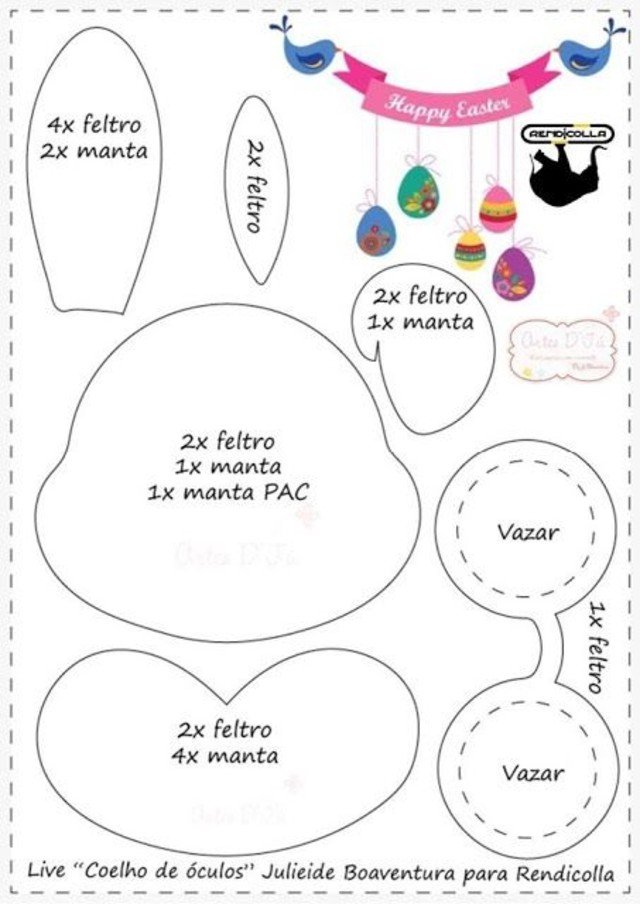 Artesanato com EVA: Moldes Maravilhosos para Baixar