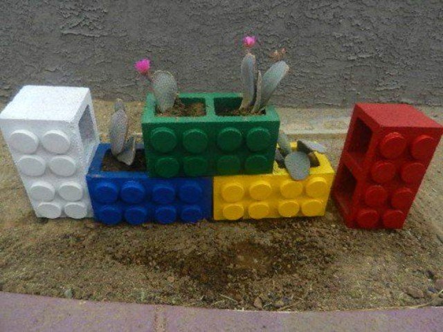 24 ideias de enfeites para jardins com materiais reciclados