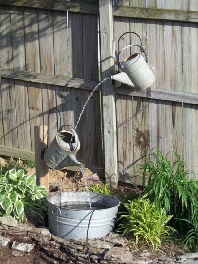 enfeites para jardim reciclados