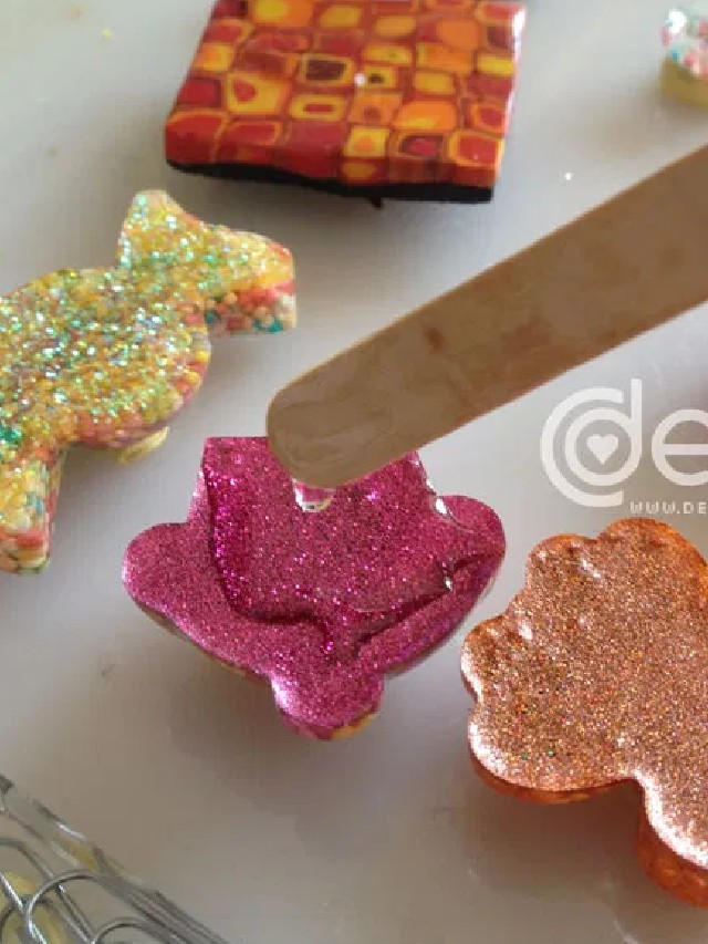 como fazer artesanato em resina