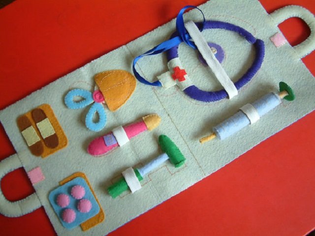 Brinquedos de feltro passo a passo
