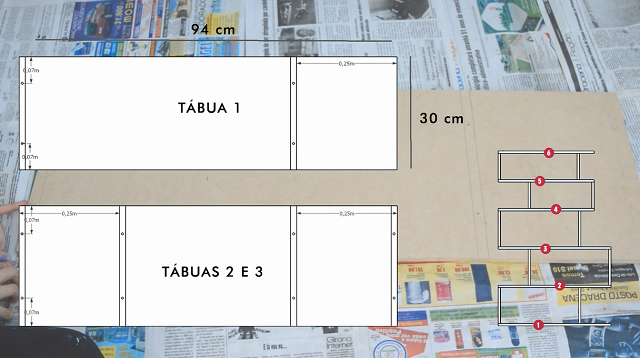 Artesanato para casa: Como Fazer uma Estante de MDF para Livros Bonita e Prática