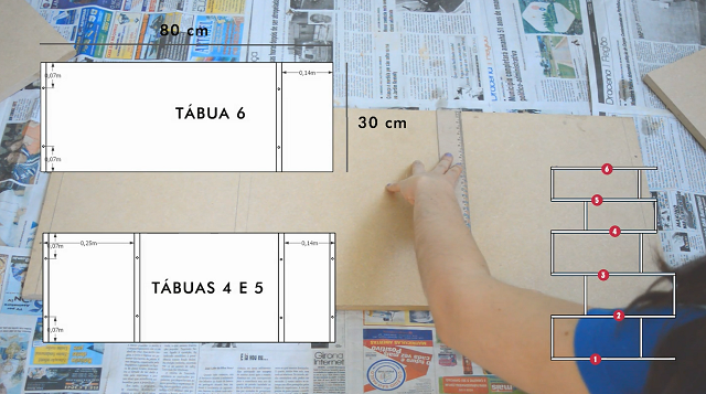 Artesanato para casa: Como Fazer uma Estante de MDF para Livros Bonita e Prática