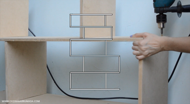 Artesanato para casa: Como Fazer uma Estante de MDF para Livros Bonita e Prática