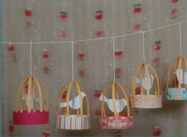 Decoração com Recicláveis: Gaiolas Decoradas Lindas e Fáceis de Fazer