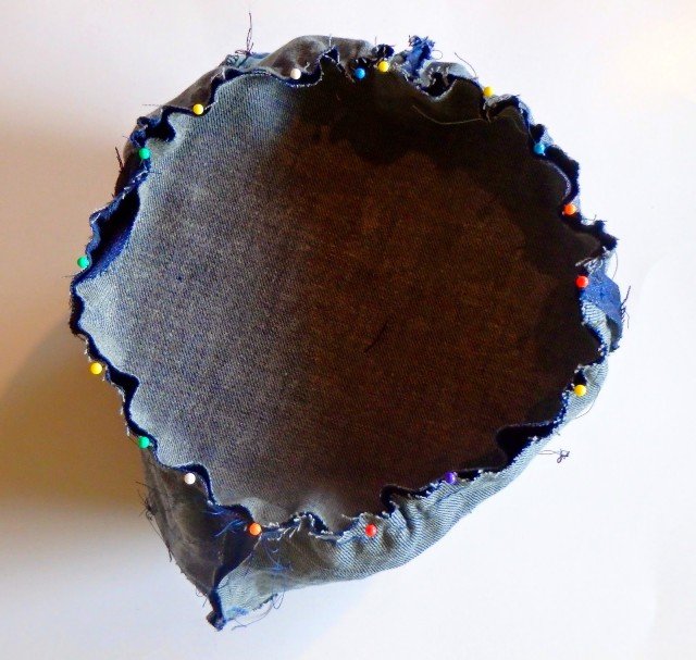 bolsa de calça jeans