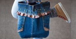 Artesanatos Fáceis: Aprenda Como Fazer Bolsas com Jeans Velhos