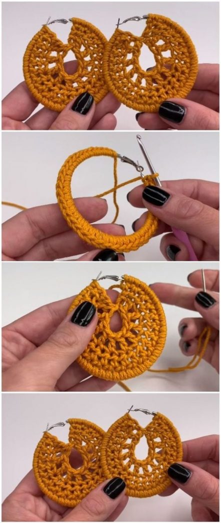 7 Modelos de Brincos em Crochê: Passo a Passos e Inspirações Lindas ...