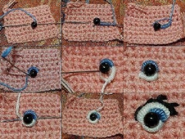 Amigurumi para Iniciantes Vários Modelos de Olhos