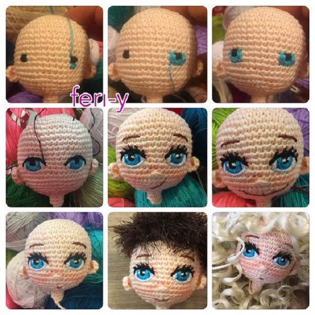 Amigurumi para Iniciantes Vários Modelos de Olhos