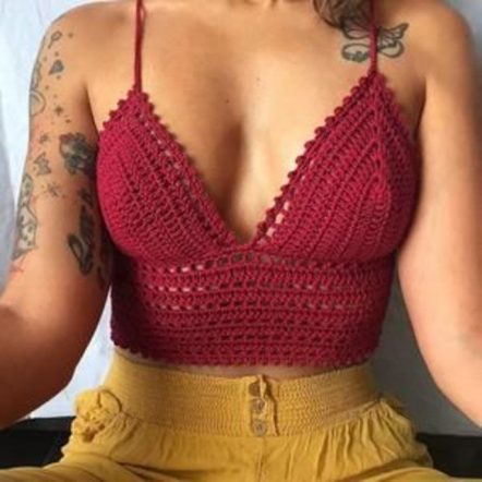 Cropped de Crochê Passo a Passo + 23 Ideias de Peças para se Inspirar ...