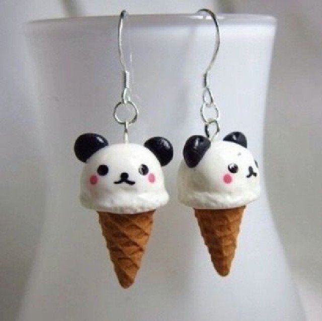 brincos de biscuit materiais