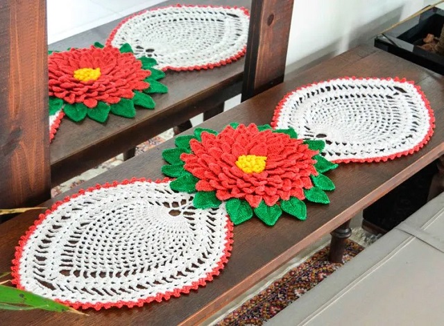 Crochê Natalino: 31 Inspirações Lindas + Receita de Toalha de Mesa em Crochê  para o Natal | Revista Artesanato