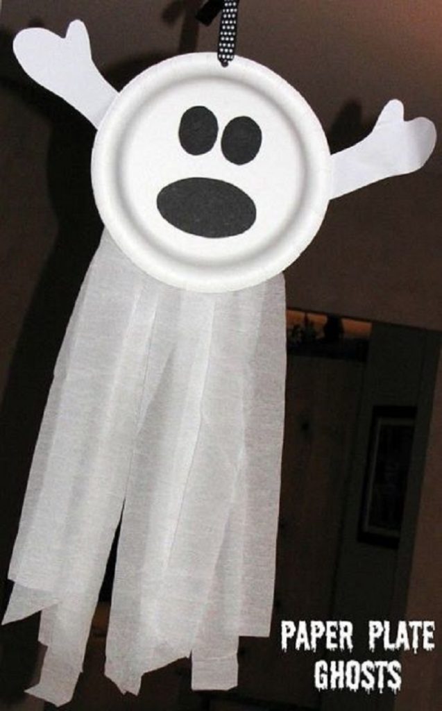 decoração para halloween com material reciclado