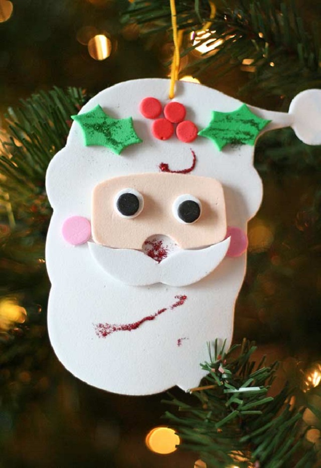 enfeites de EVA para natal