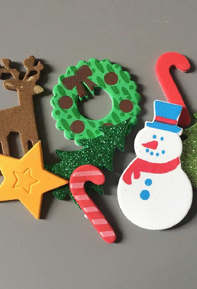enfeites de natal em eva