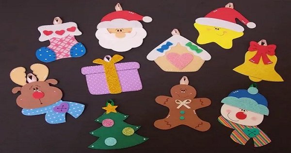 30 Ideias Incríveis de Enfeites de Natal em EVA para Decorar a Casa |  Revista Artesanato