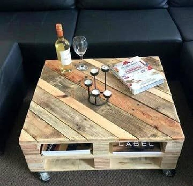 como fazer mesa de pallet