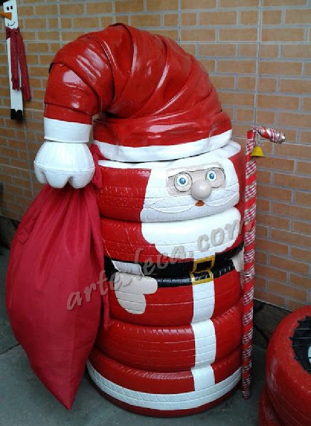 enfeite de natal para jardim