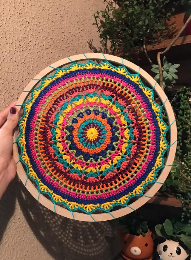 mandalas de crochê