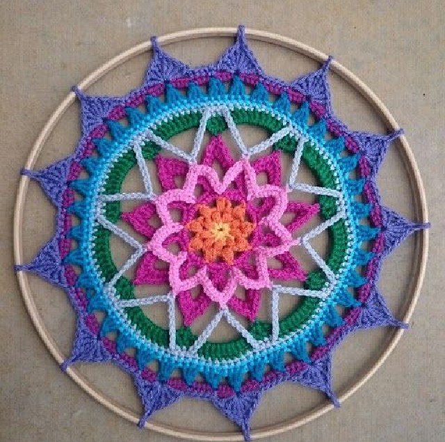 mandalas de crochê