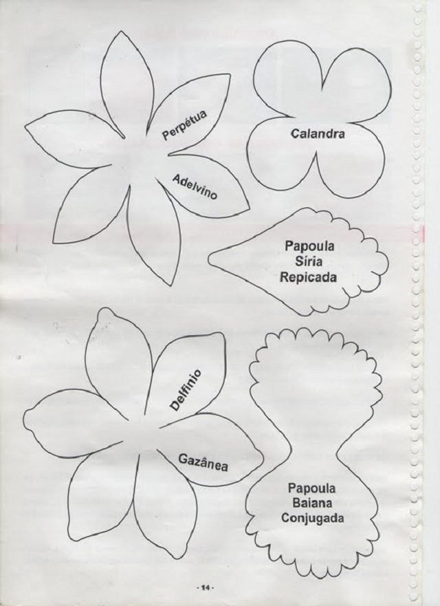 8 Moldes de Flores de EVA com Passo a Passo e Inspirações | Revista  Artesanato