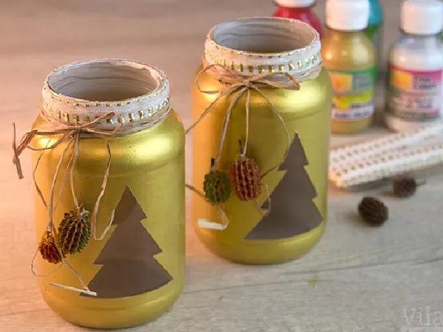 potes de natal como fazer