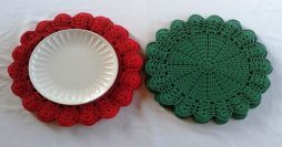 Sousplat Natalino em Crochê: Passo a Passo Fácil para Decorar a Mesa de Natal