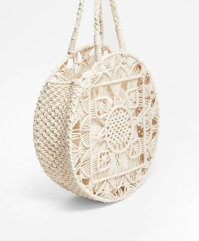 macrame shopping bolsa